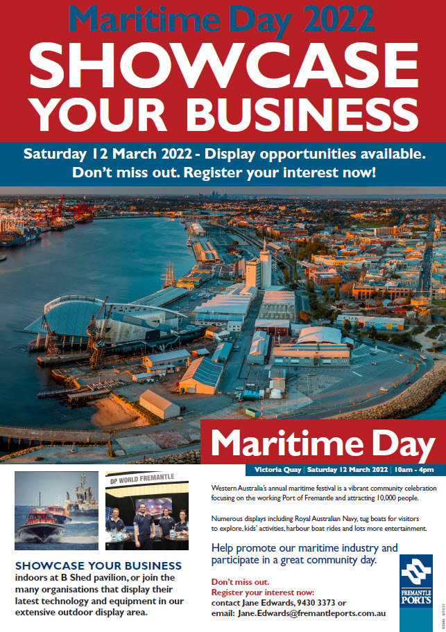 Maritime Day 2022 business poster