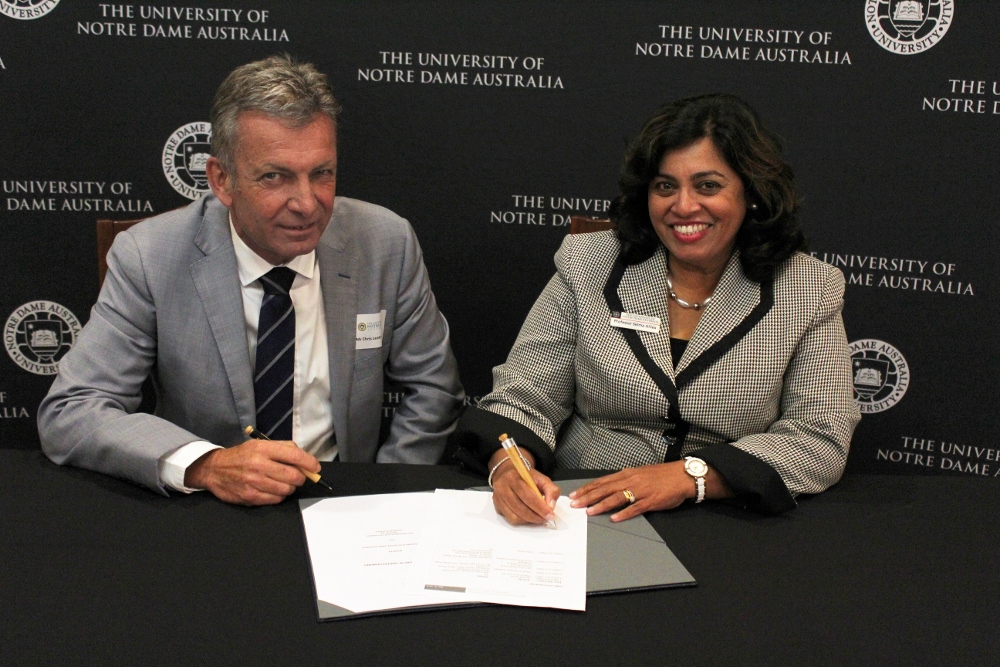 Stronger together Notre Dame and Fremantle Ports in historic agreement